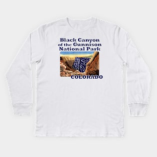 Black Canyon of the Gunnison National Park, Colorado Kids Long Sleeve T-Shirt